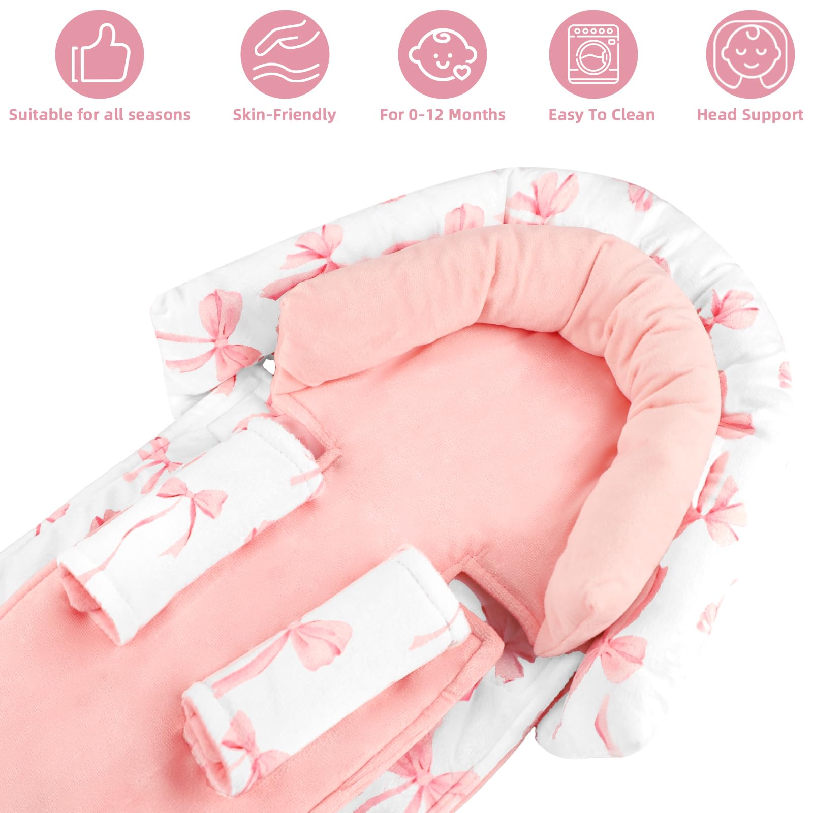 DAYEEBALL travel-friendly cushion simplifies on-the-go baby comfort.