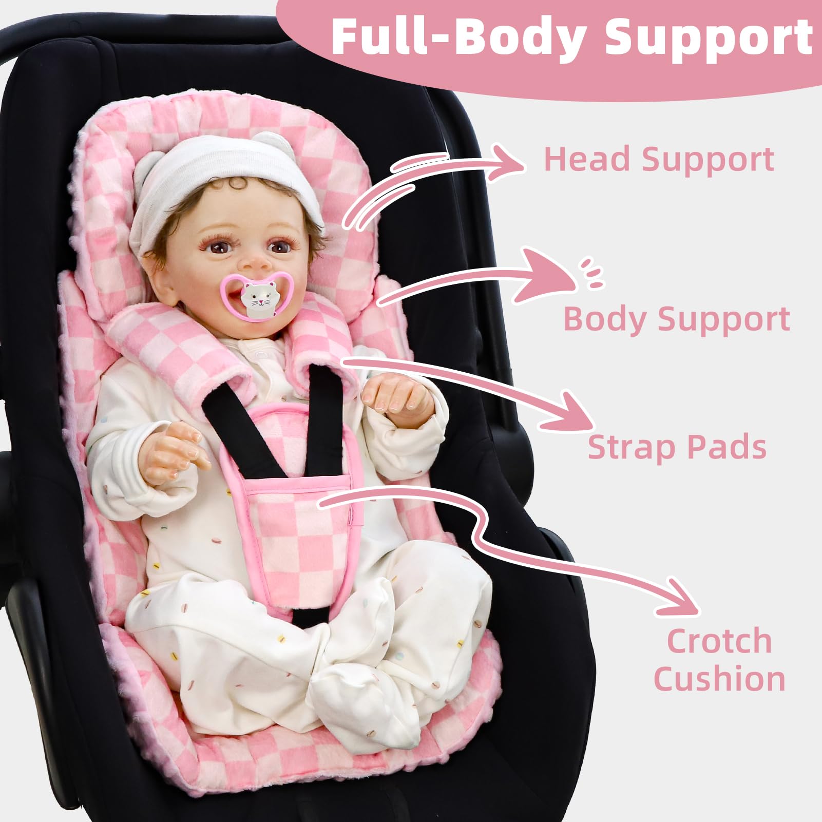 Dayeeball universal compatibility with car seats, strollers, and swings