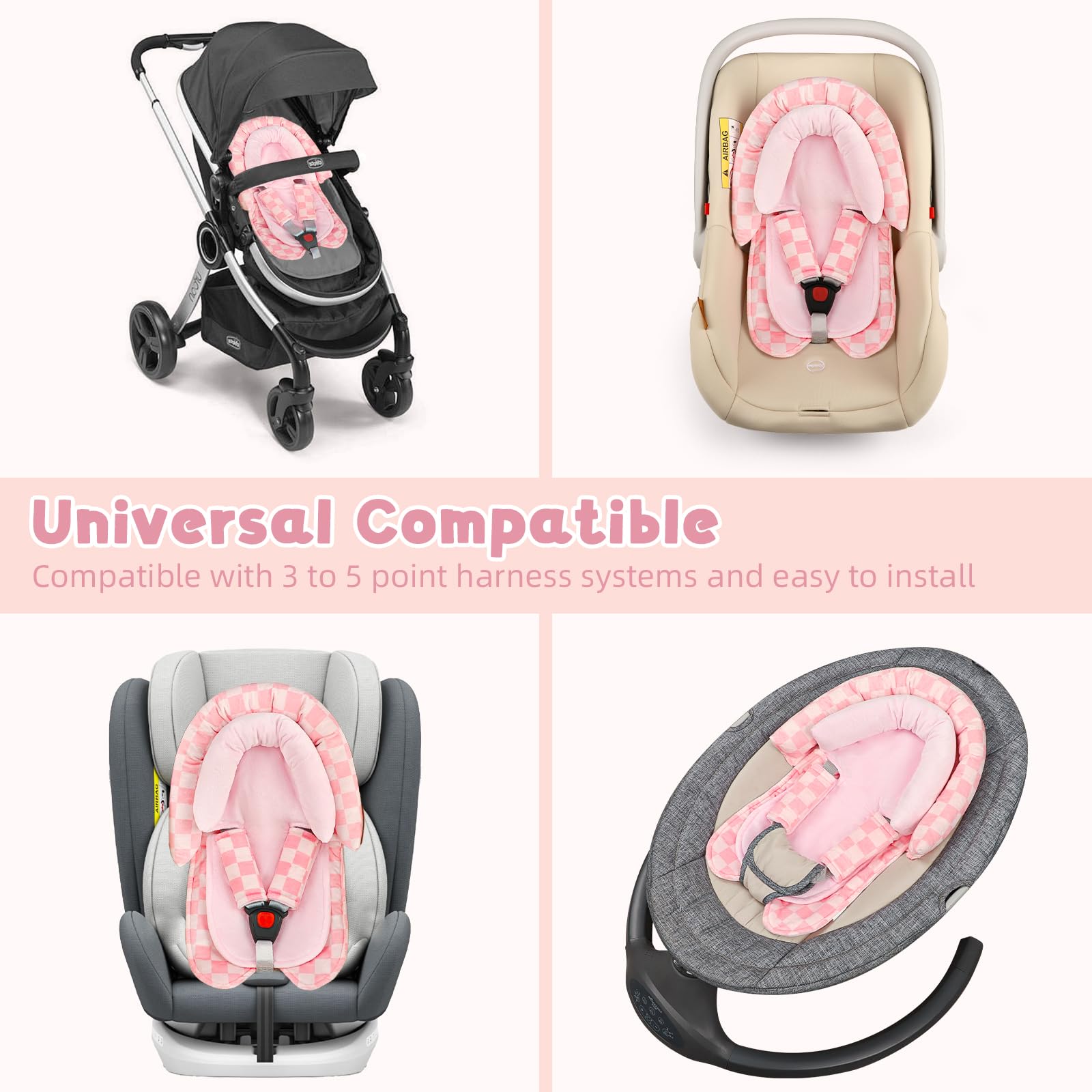 DAYEEBALL universal design fits car seats, strollers, and rockers for versatile use