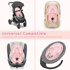DAYEEBALL universal design fits car seats, strollers, and rockers for versatile use
