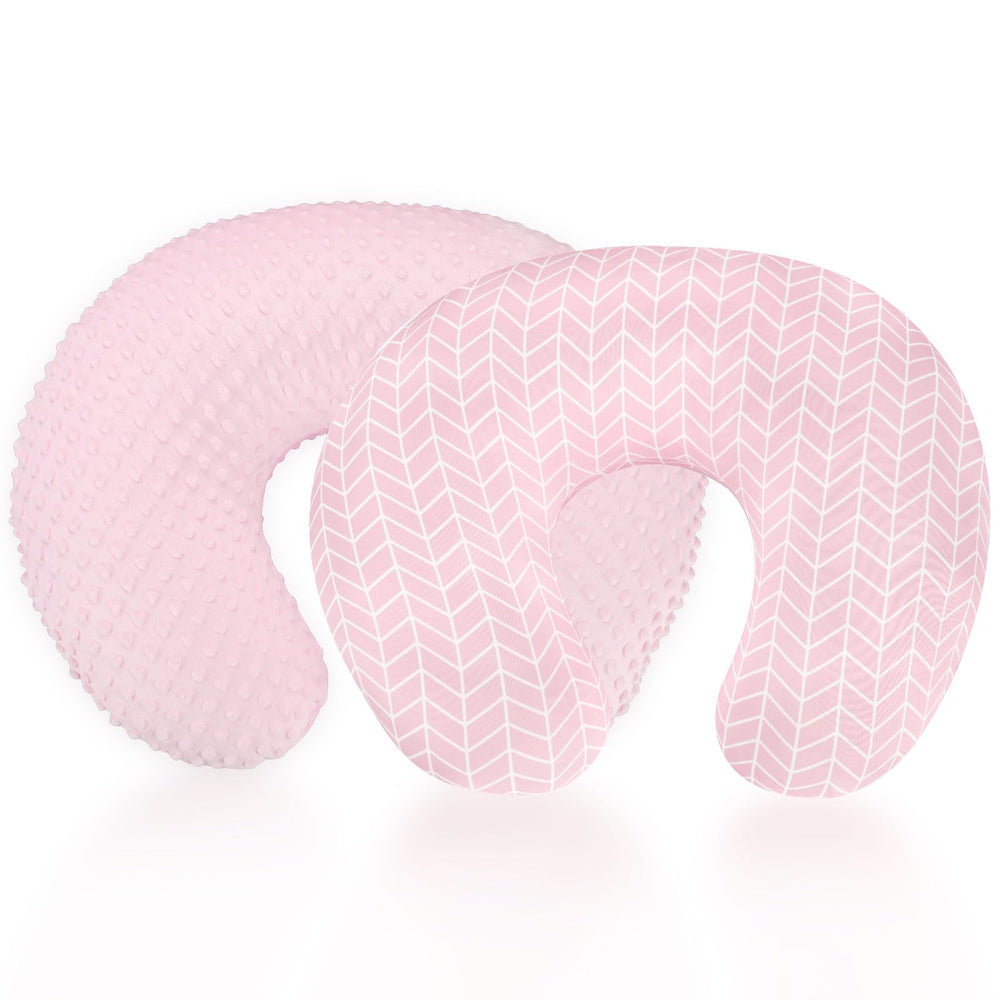DAYEEBALL winter plush nursing pillow cover with soft 3D dotted texture for warmth