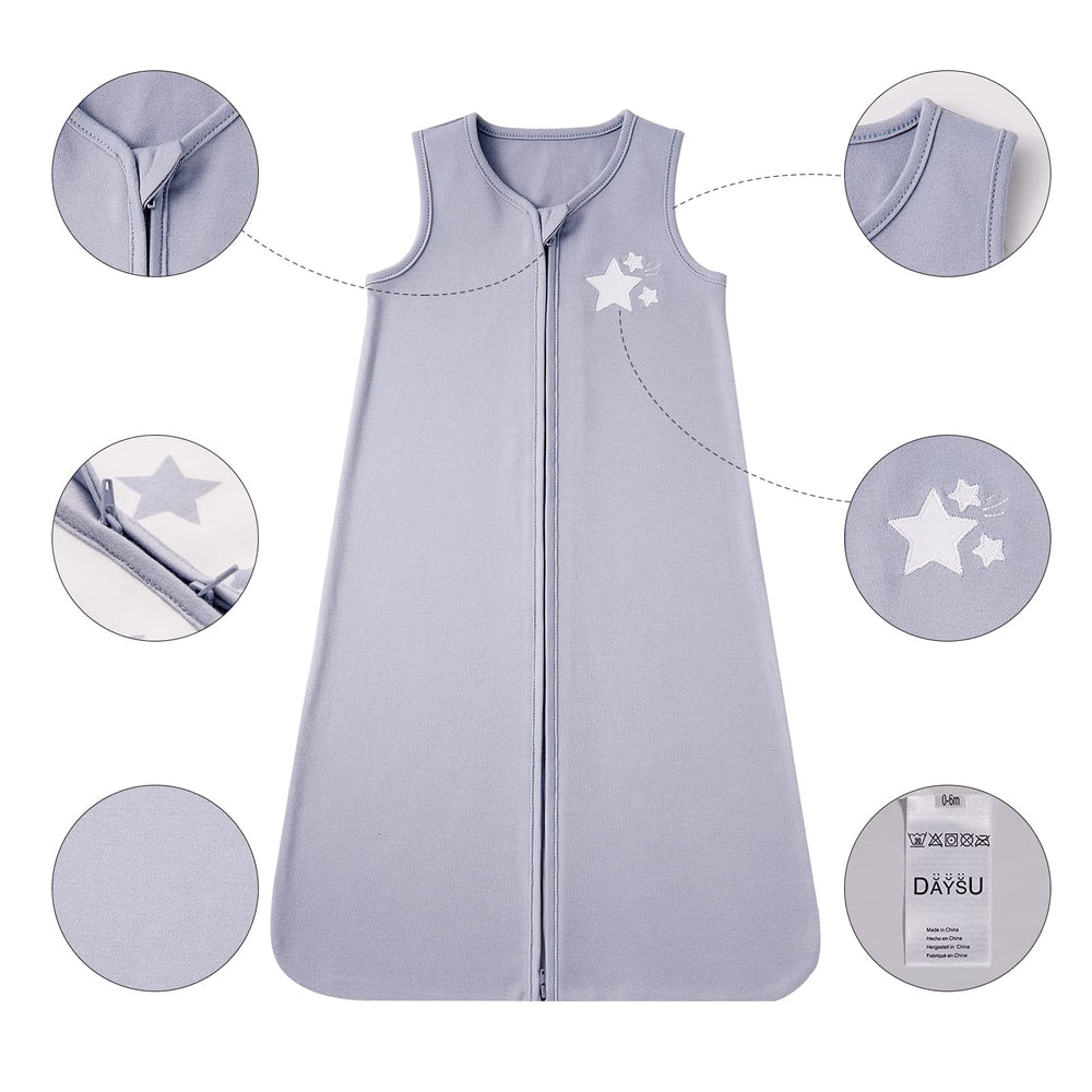 Lightweight TOG 0.5 design for breathable year-round use.