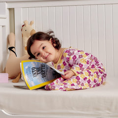 DaysU sleep sack with two way zipper for easy diaper changes.