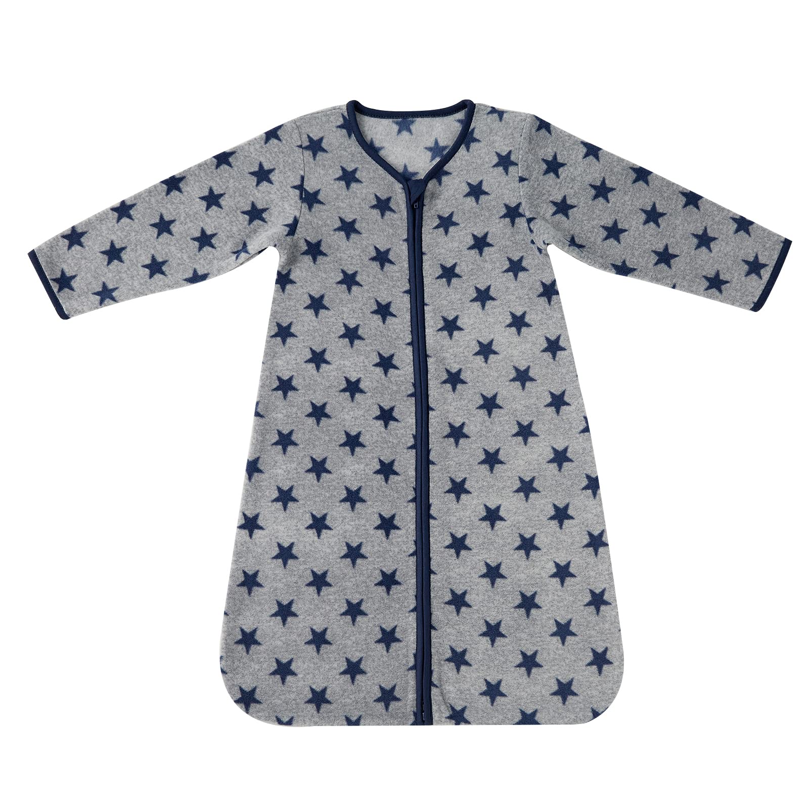 DaysU micro fleece sleep sack in navy star pattern for cozy naps.