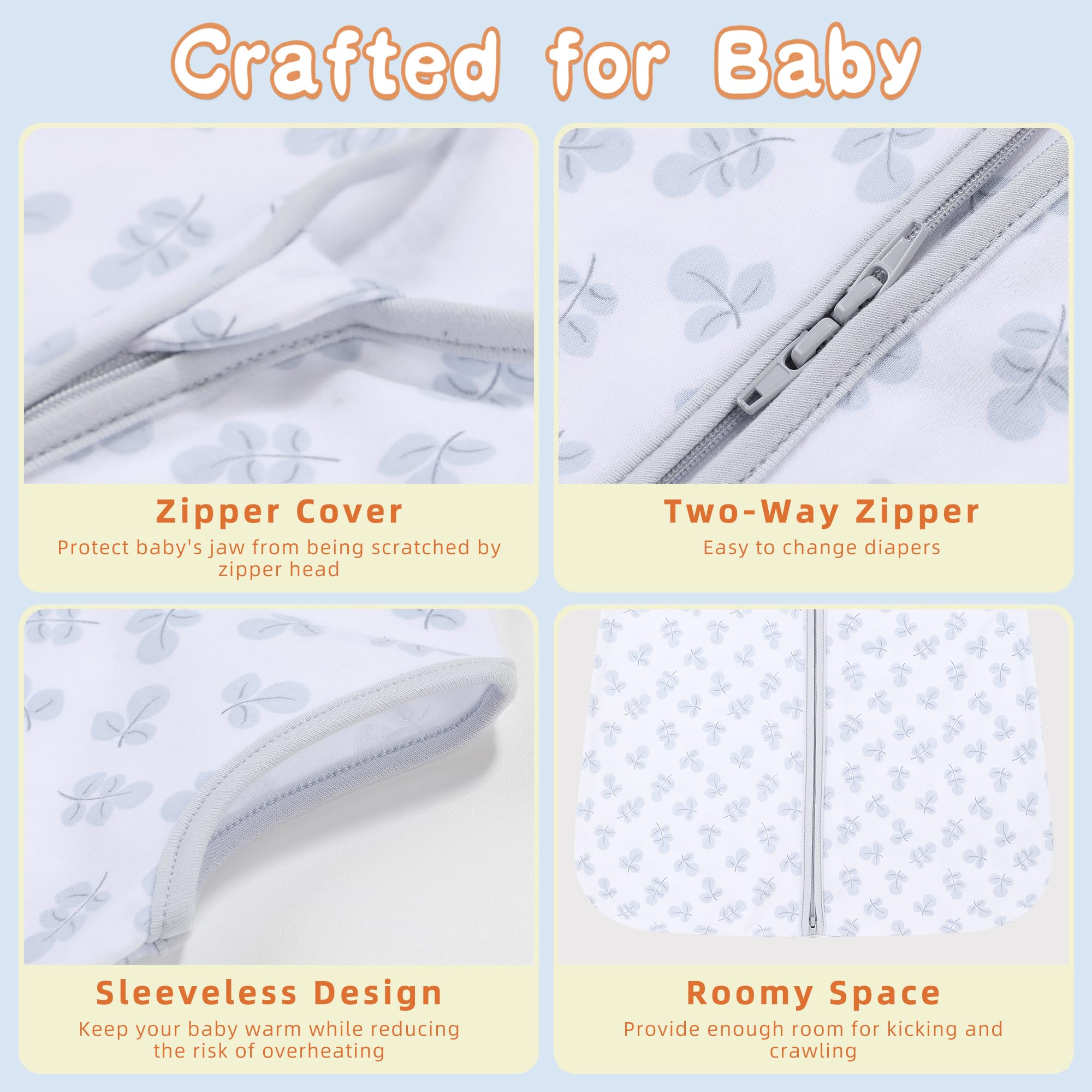 DaysU OEKO-TEX certified sleep sack safe for baby's sensitive skin.