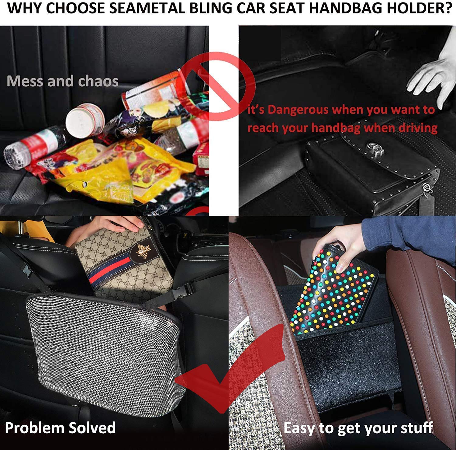 Dayutech back seat barrier keeps kids or pets from disturbing driving
