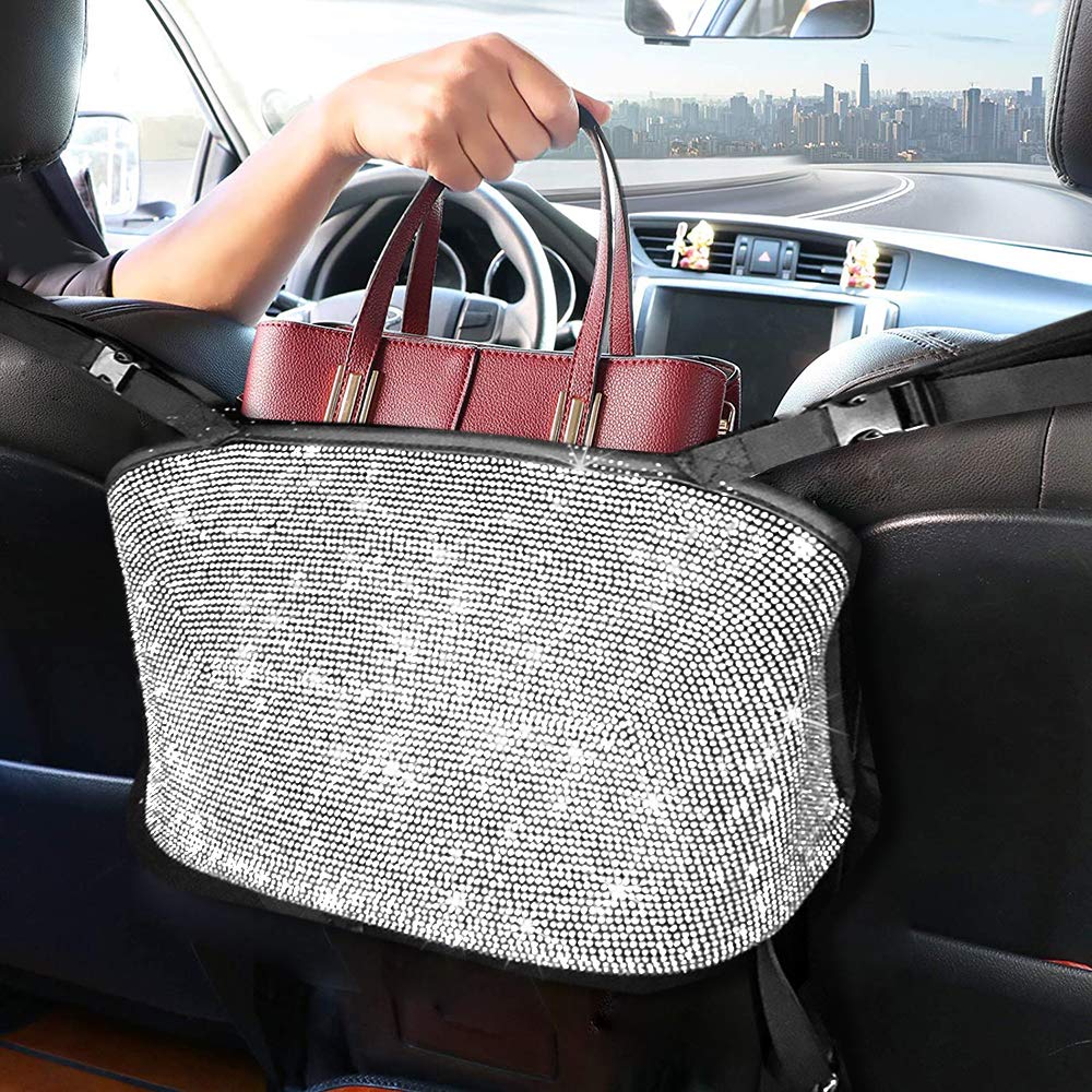 Dayutech leather seat back organizer adds a premium look while organizing items