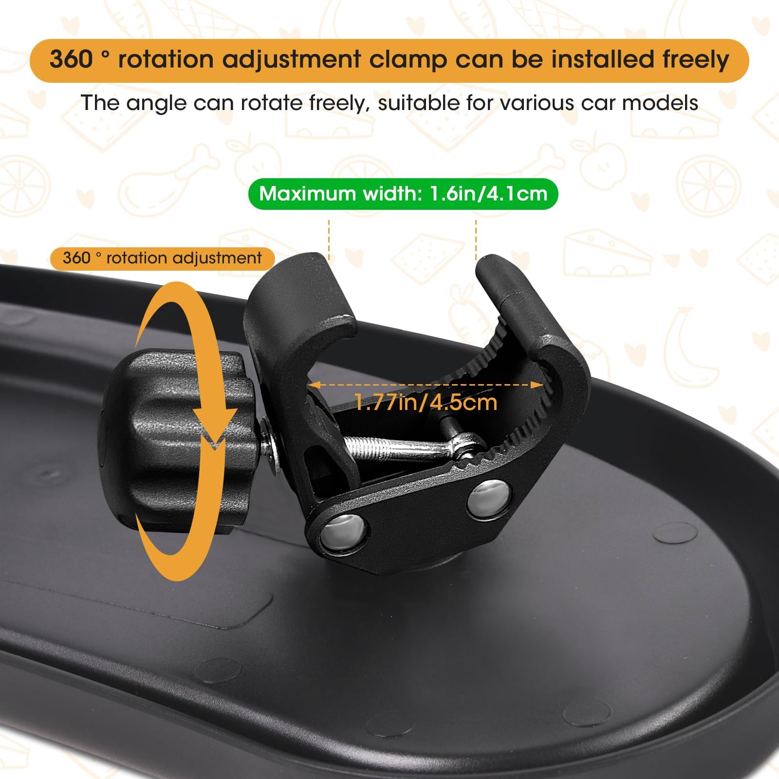 D BABE mobile phone rack keeps essentials within reach on the go.