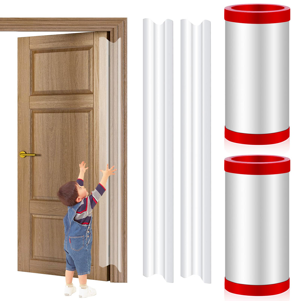 DBHXXMB-HH finger pinch door guard front view prevents finger injuries near hinges