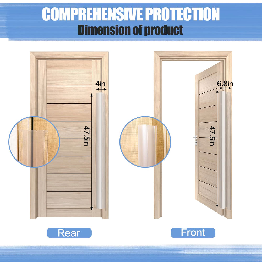 DBHXXMB-HH wide coverage protector on a door