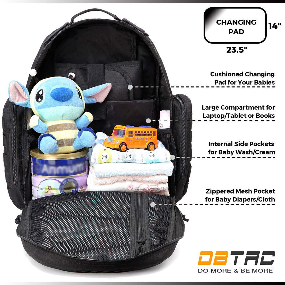 DBTAC hiking-ready design suits outdoor life with baby.