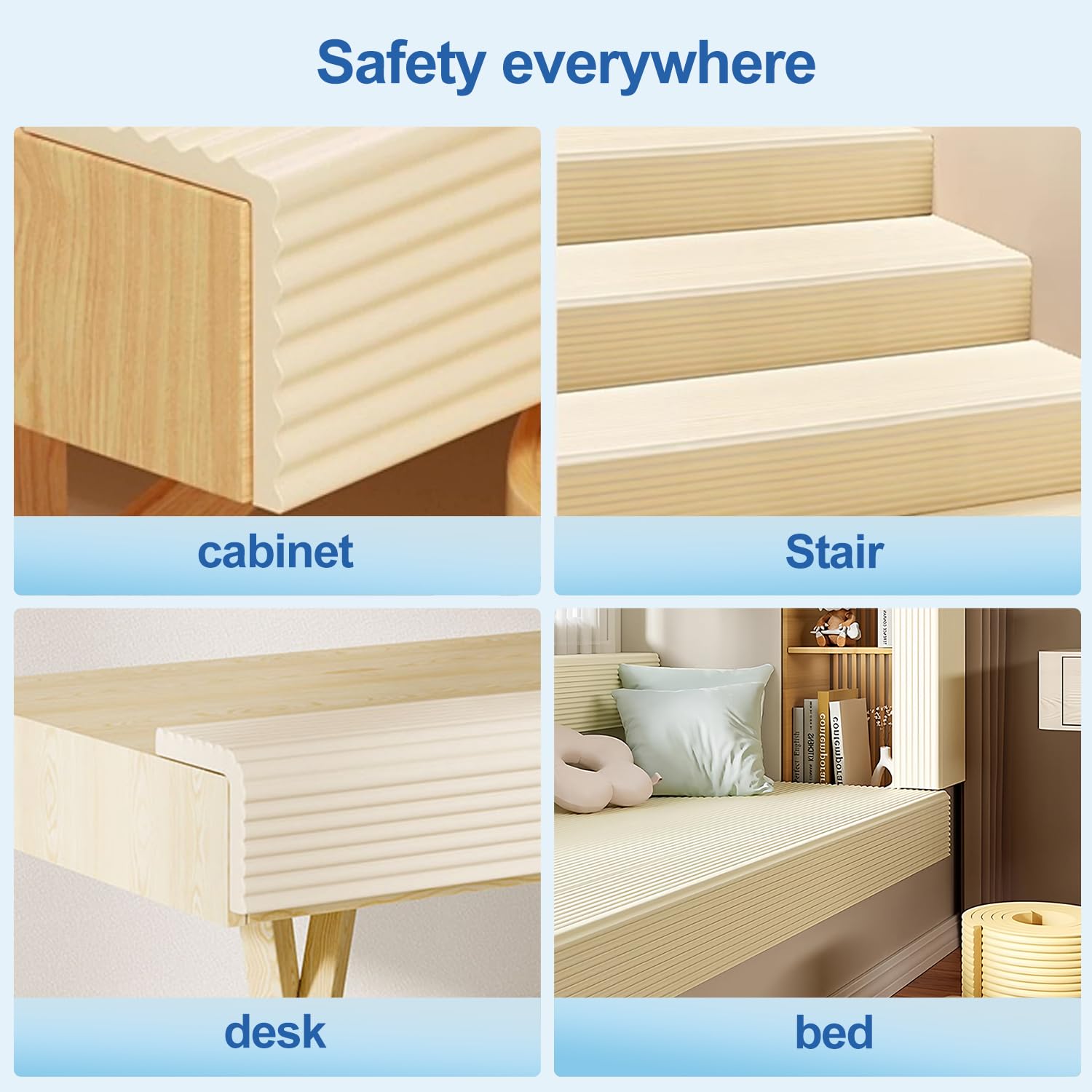 DBYDBY bed-frame edge protector cushions bed corners for child safety
