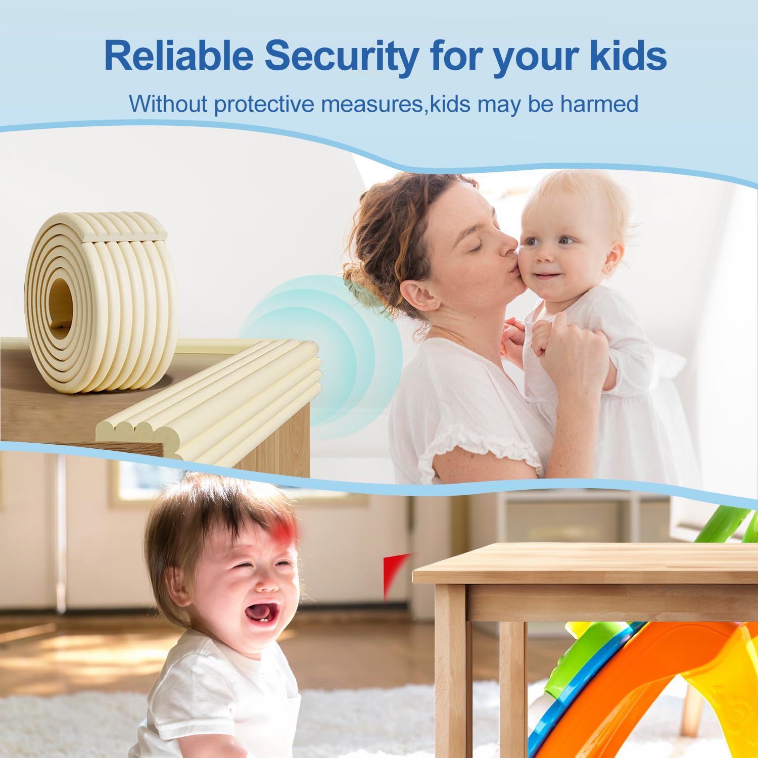 DBYDBY living room edge protector helps minimize bumps on furniture