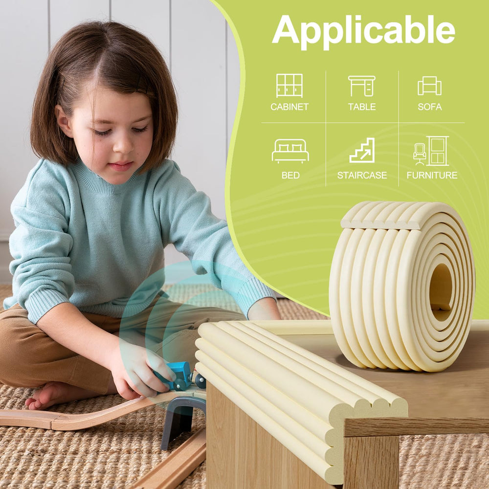 DBYDBY soft NBR foam padding protects furniture surfaces from bumps.