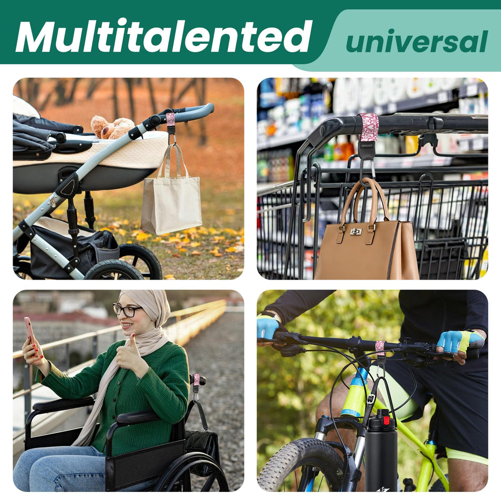 dcdcee stroller straps versatile setup for carts bags and wheelchairs