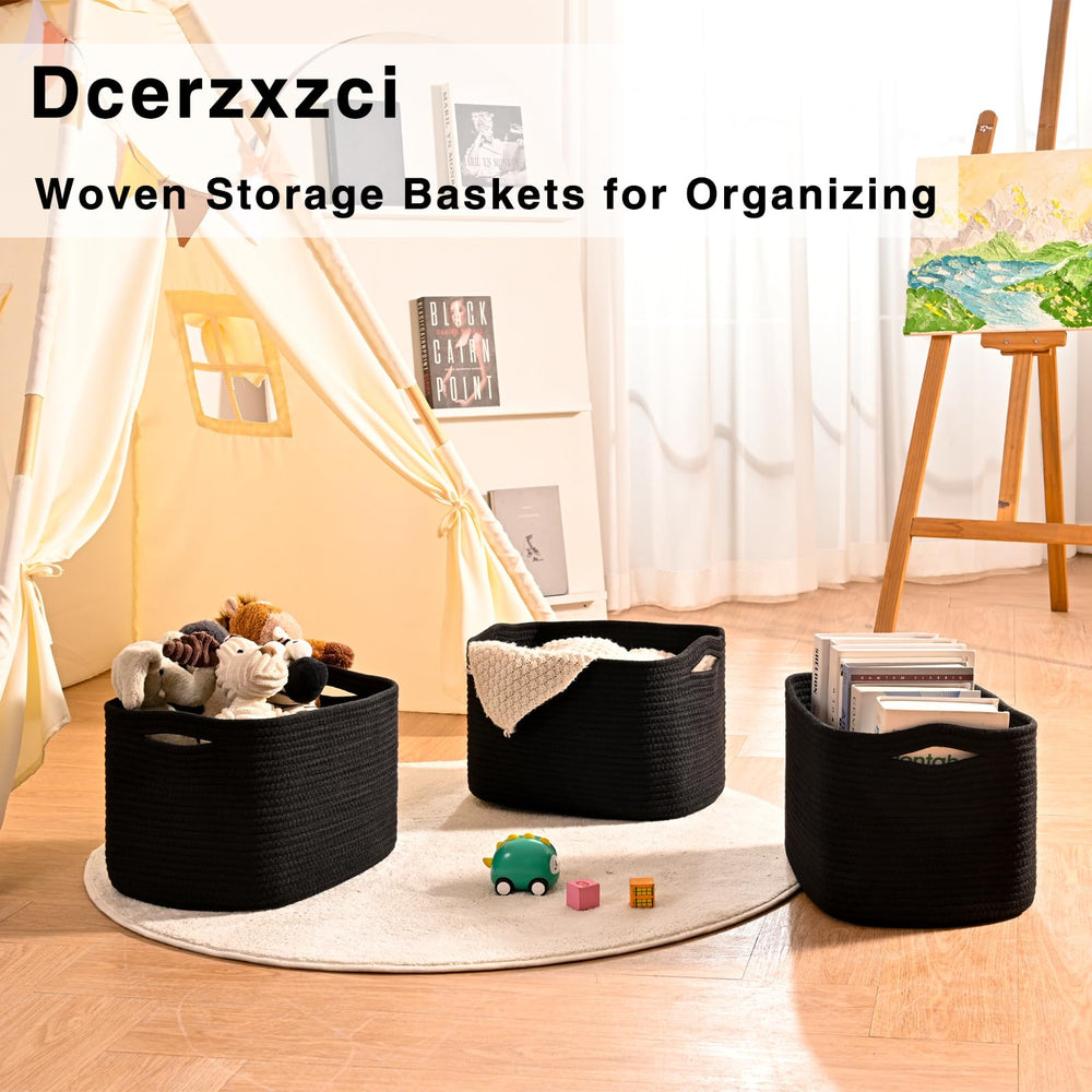 Dcerzxzci 14.8x11x9.5 inch storage basket size