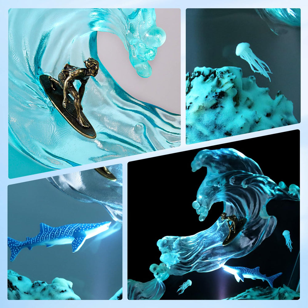 dcvbny surf-themed night light ideal for children's rooms and play areas