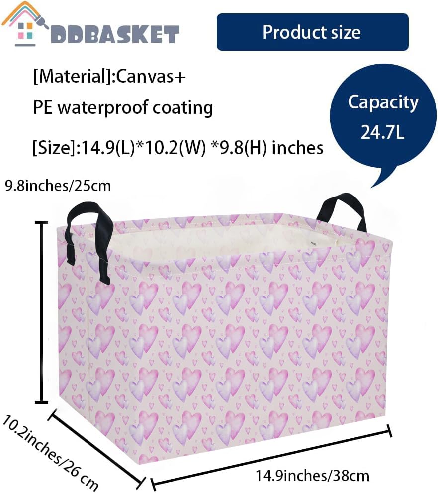 DDBASKET cute storage bin for kids' toys and books.