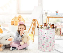 DDBASKET Flamingo Pink nursery decor hamper adding playful color