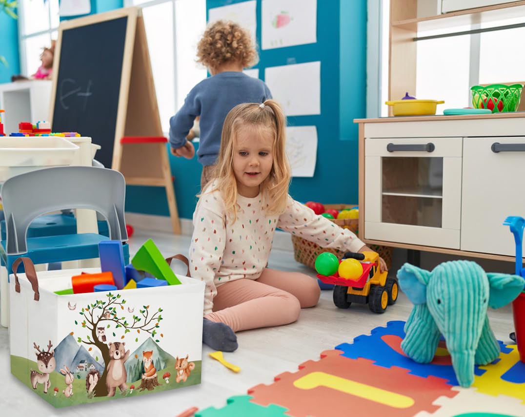DDBASKET animal mountain toy storage helps tidy play areas quickly and neatly.