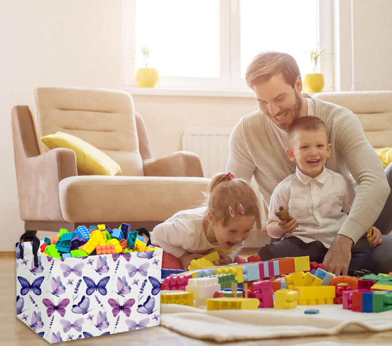 DDBASKET nursery-toy storage basket for bedrooms and closets.