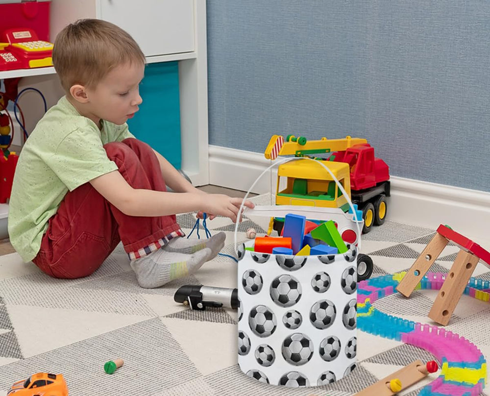 DDBASKET Soccer Basket dinosaur room decor adds playful storage