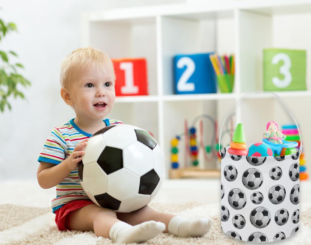 DDBASKET Soccer Basket rectangular bin for books and small gifts