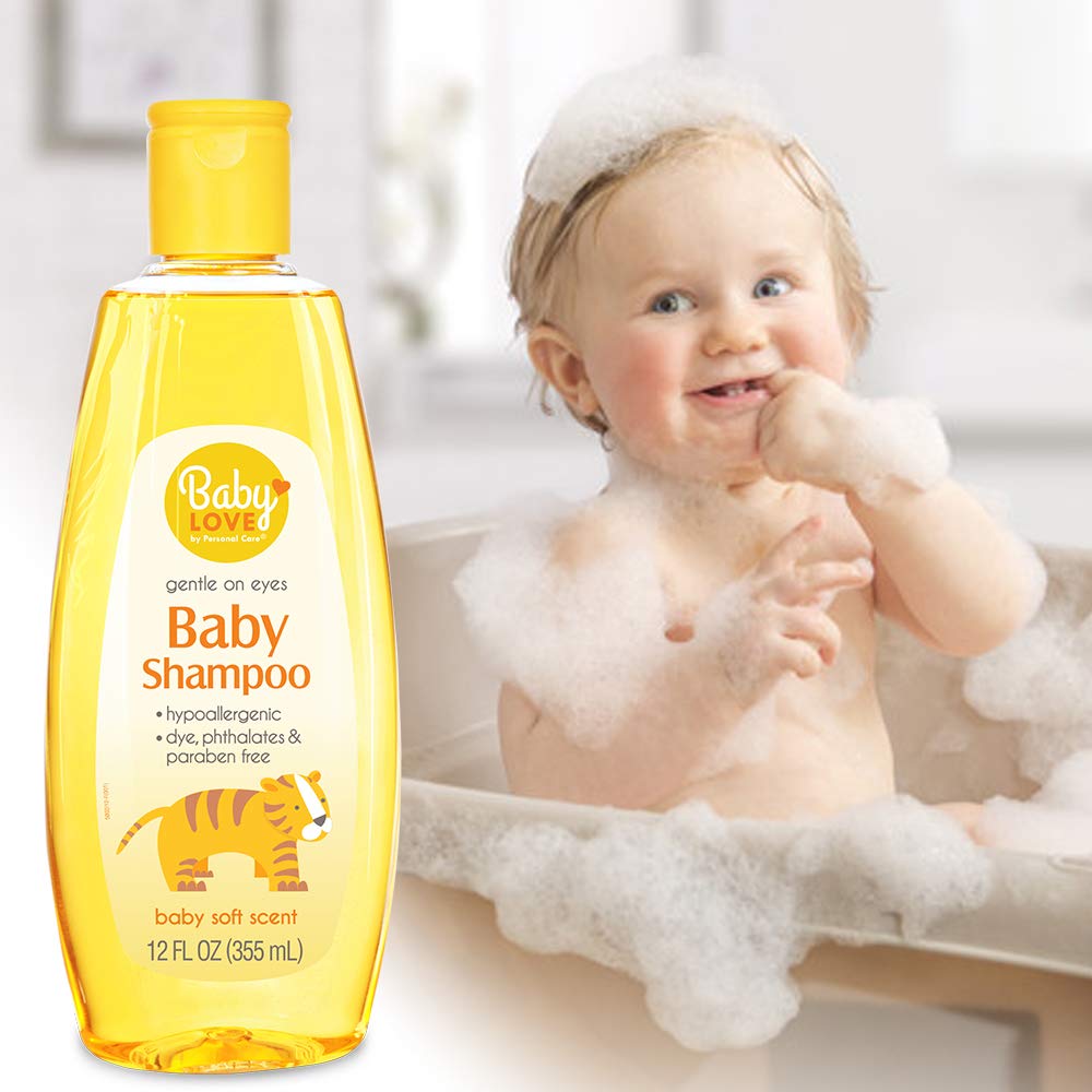 DDI Baby Shampoo foamy lather closeup for easy rinsing.