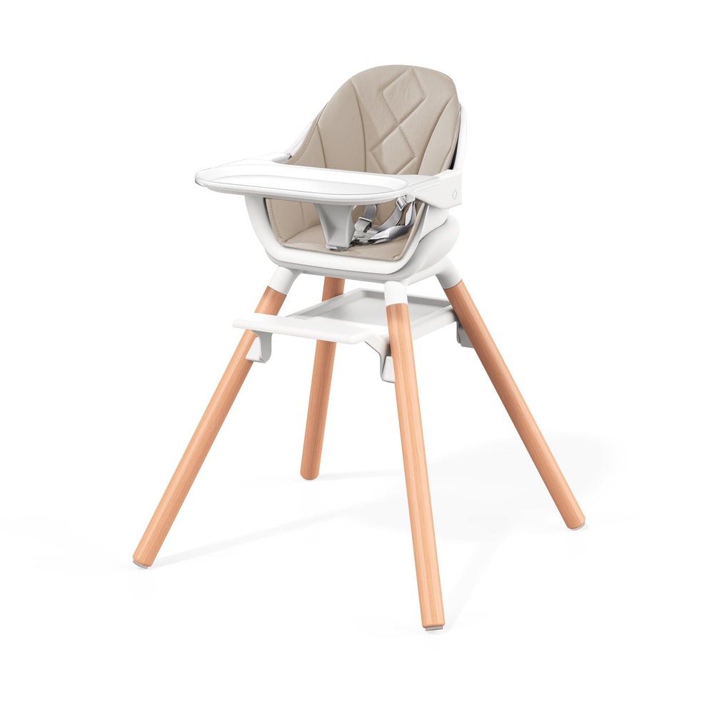 DDIOYIUR high chair removable double tray for quick meal cleanups