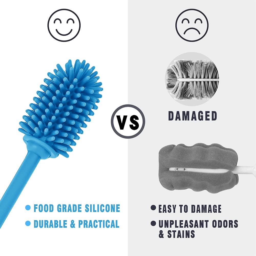 ddLUCK baby bottle cleaning brush versatile for bottles and infusers.