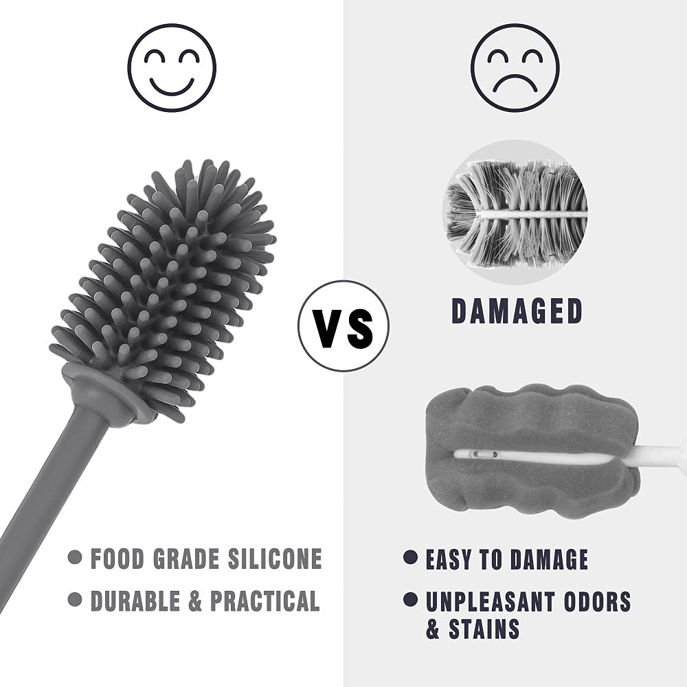 ddLUCK thermos and tubes cleaner brush delivers flexible reach into tight spaces