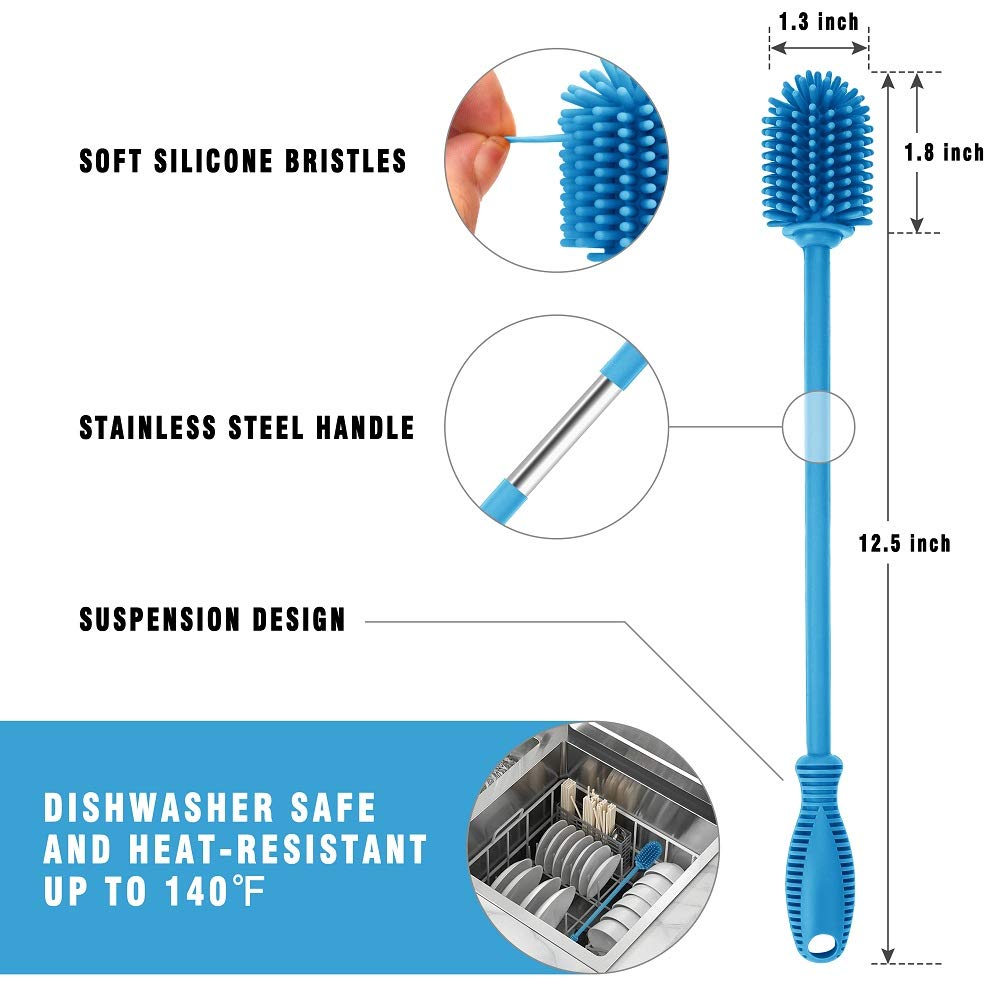 ddLUCK vase and glassware cleaner keeps delicate glass scratch-free.