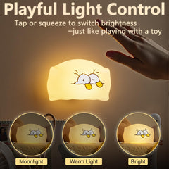 Dealswin night light features a 30-minute auto-off timer to save energy.