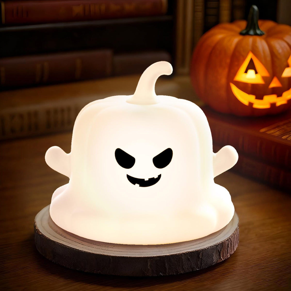 Dealswin pumpkin night light with soft glow for bedtime routines