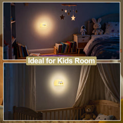 Dealswin ultra-soft LED nursery nightlight creates calming ambience in the baby’s room.