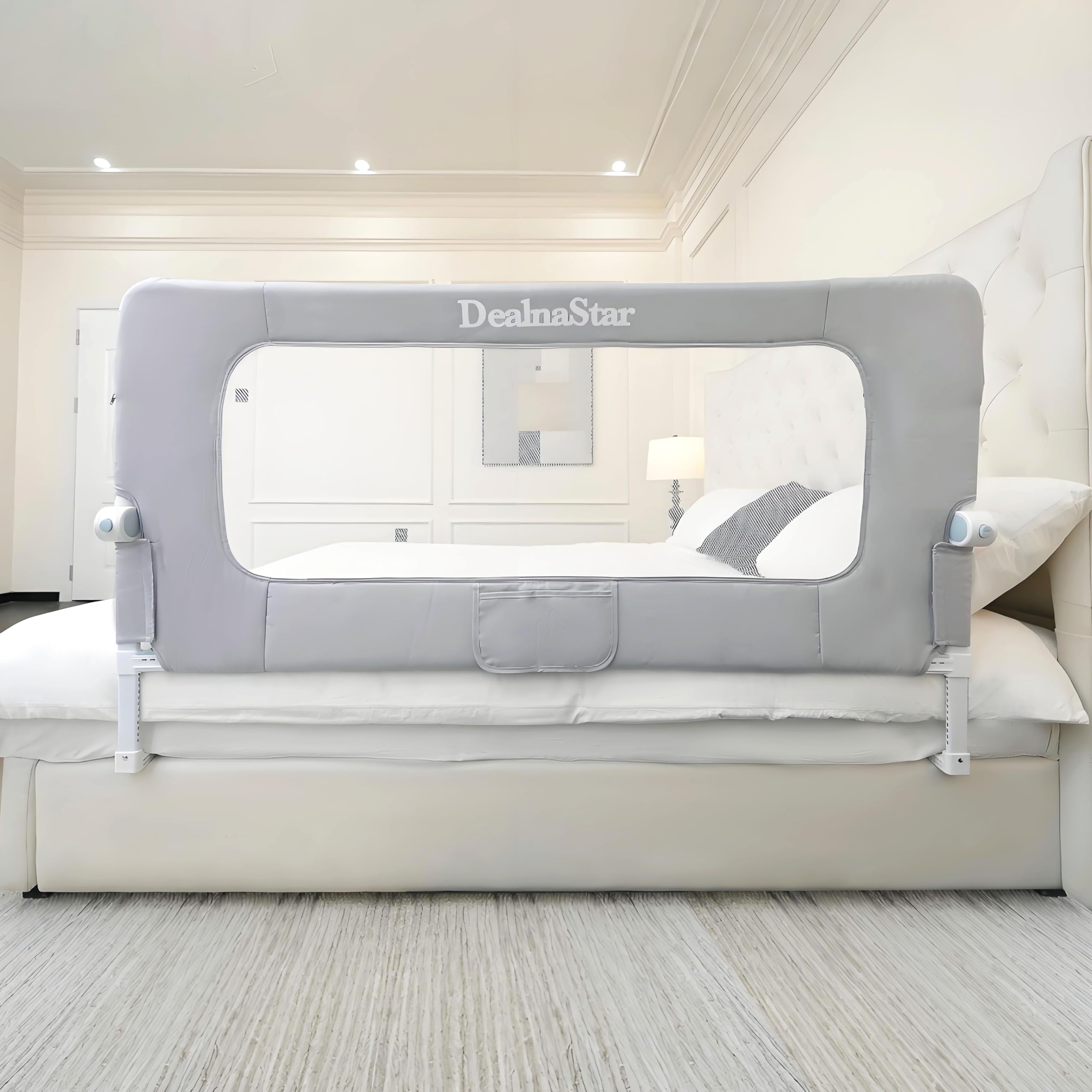 DEALNASTAR bed rail folded for easy transport and storage
