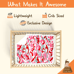 Dear Baby Gear baby blanket used in stroller for cozy outdoor outings.