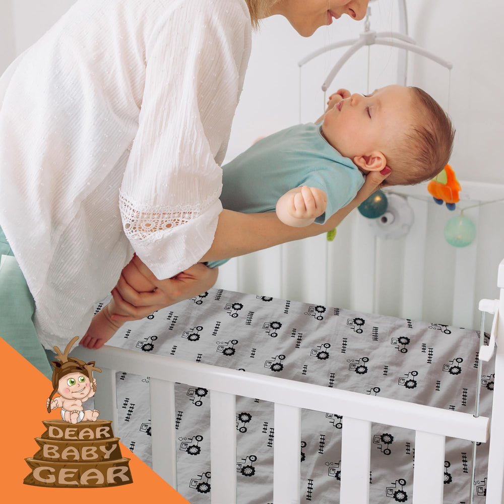 Dear Baby Gear breathable cotton-poly sheet for comfortable sleep