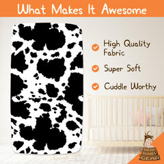 Dear Baby Gear crib sheet elastic fit demonstrates secure, snug bedding.