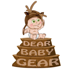 Dear Baby Gear Deluxe breastfeeding cover doubles as a stroller shade for on-the-go use.