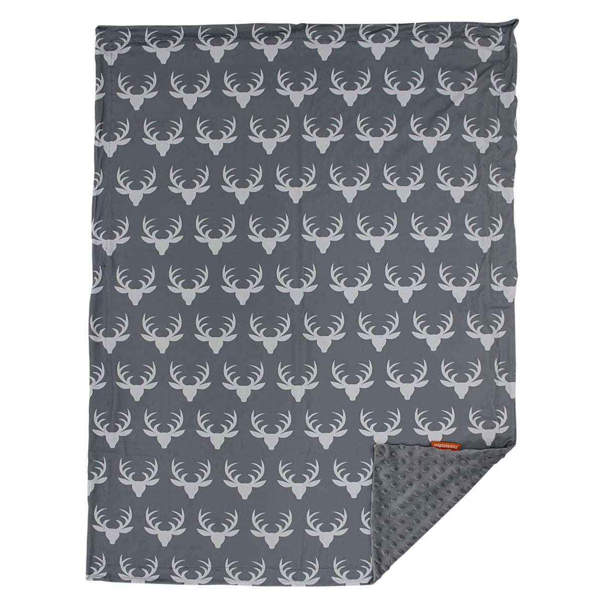 Dear Baby Gear blanket close-up of soft plush texture for soothing warmth.