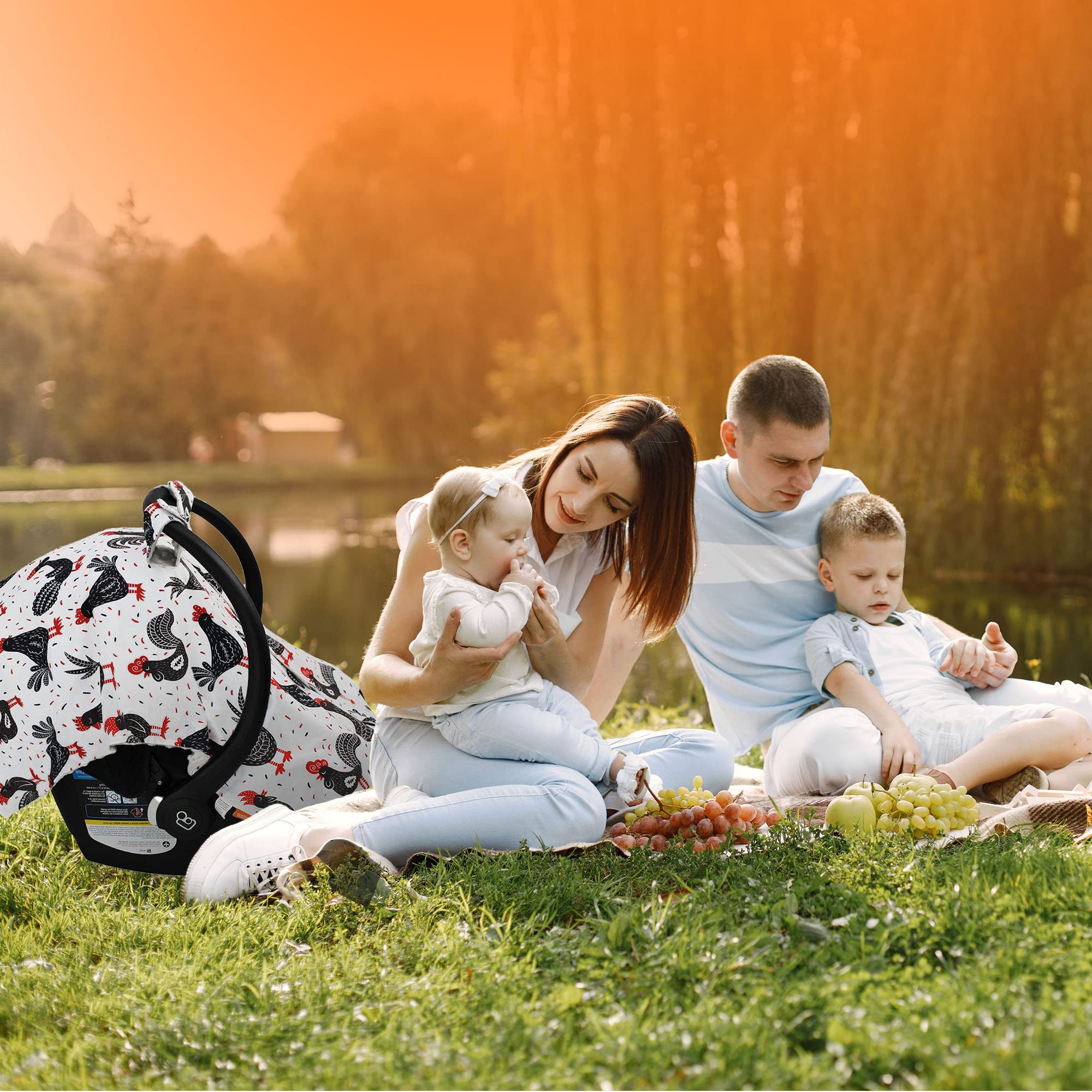 Dear Baby Gear durable, machine-washable canopy for everyday use