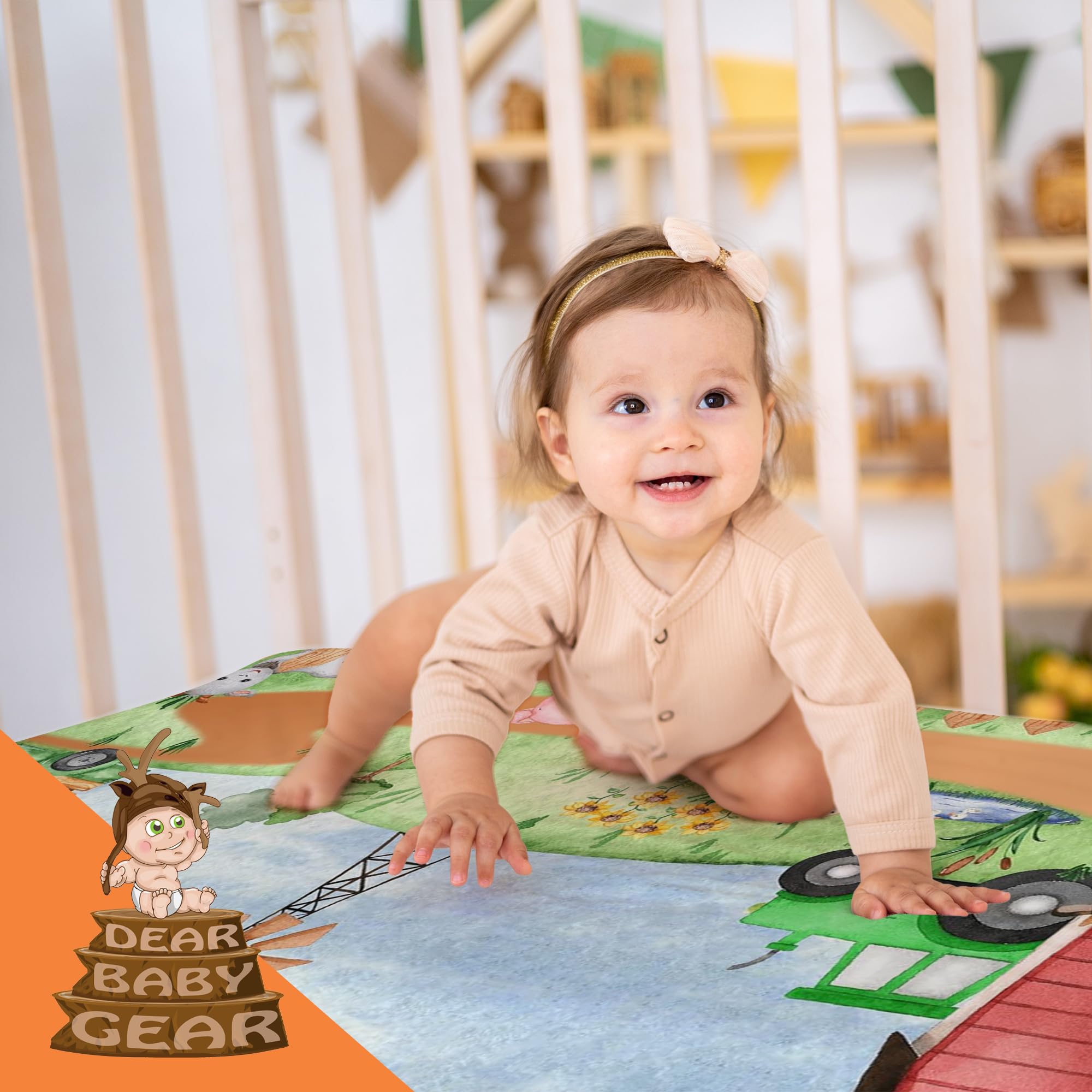 Dear Baby Gear easy-care machine washable sheet for busy families.