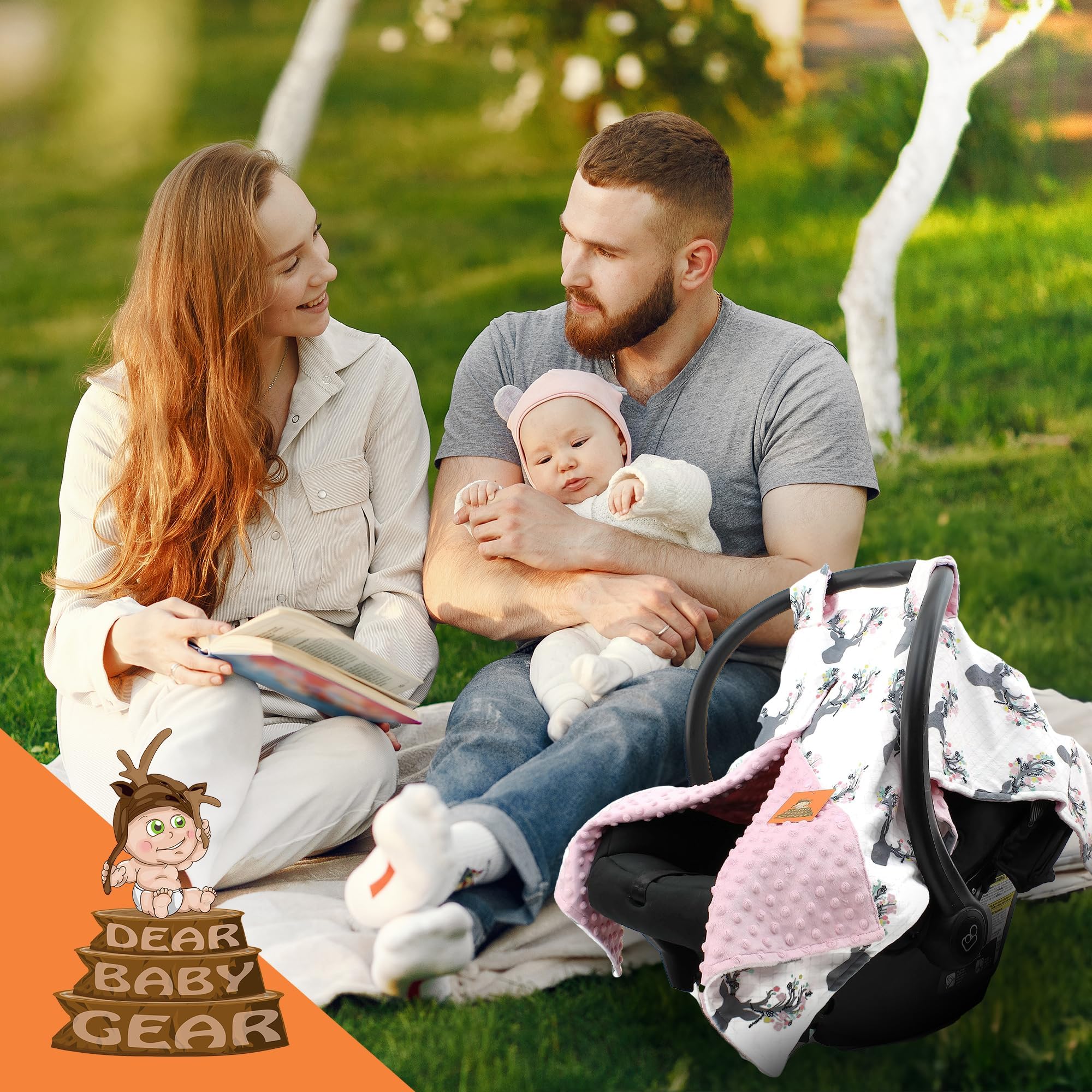 Dear Baby Gear reversible designs offer two looks in one