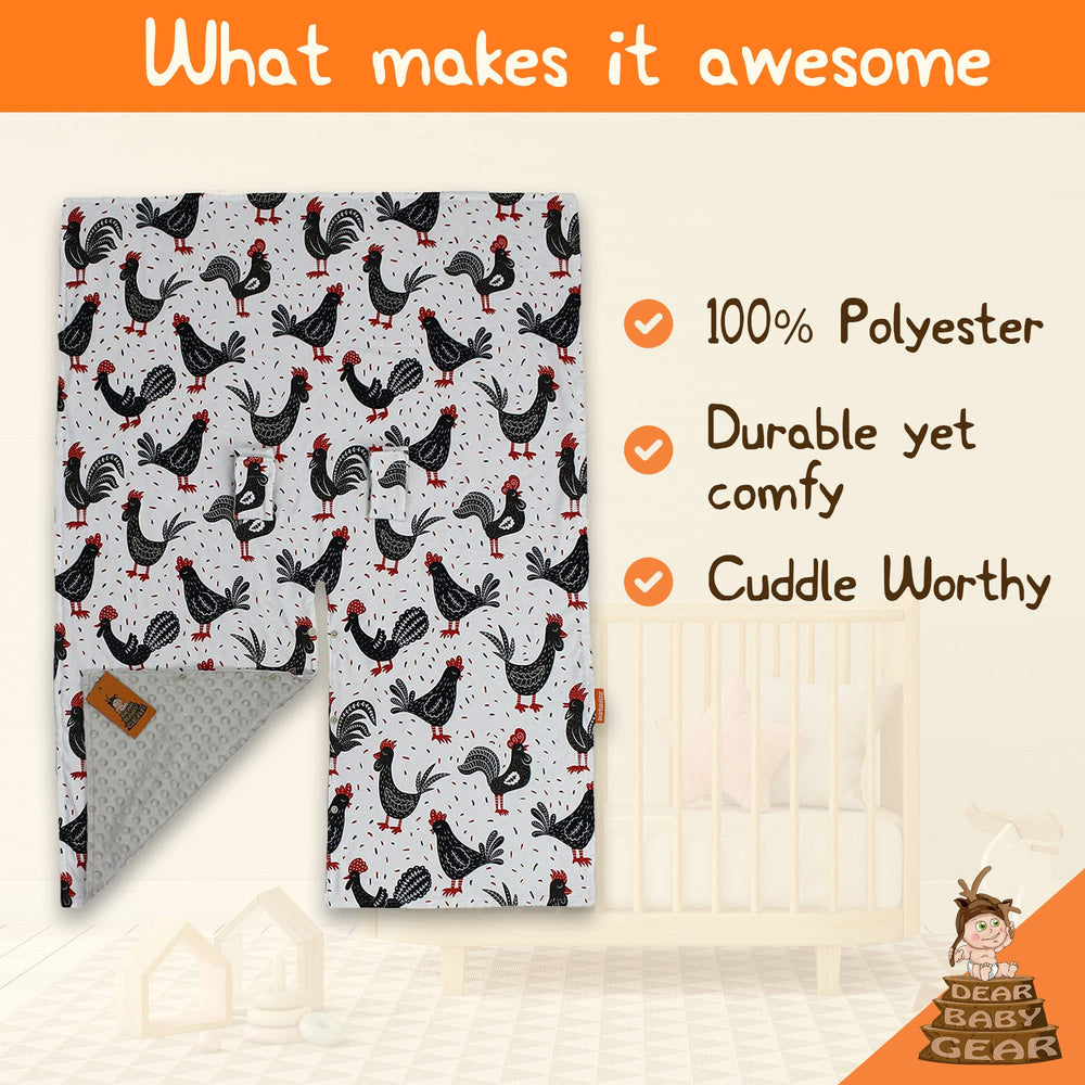 Dear Baby Gear soft breathable fabric keeps baby comfortable in transit
