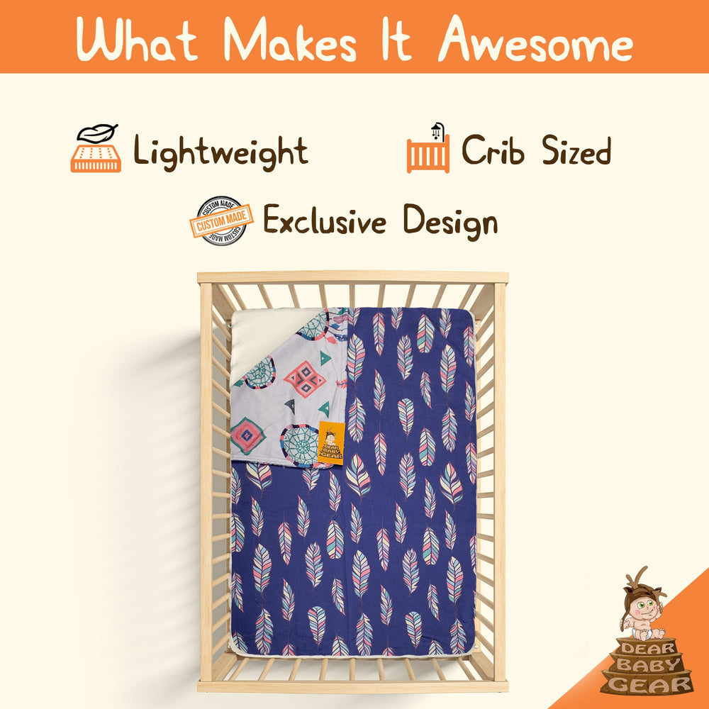 Dear Baby Gear soft swaddle fabric gentle on skin for rest