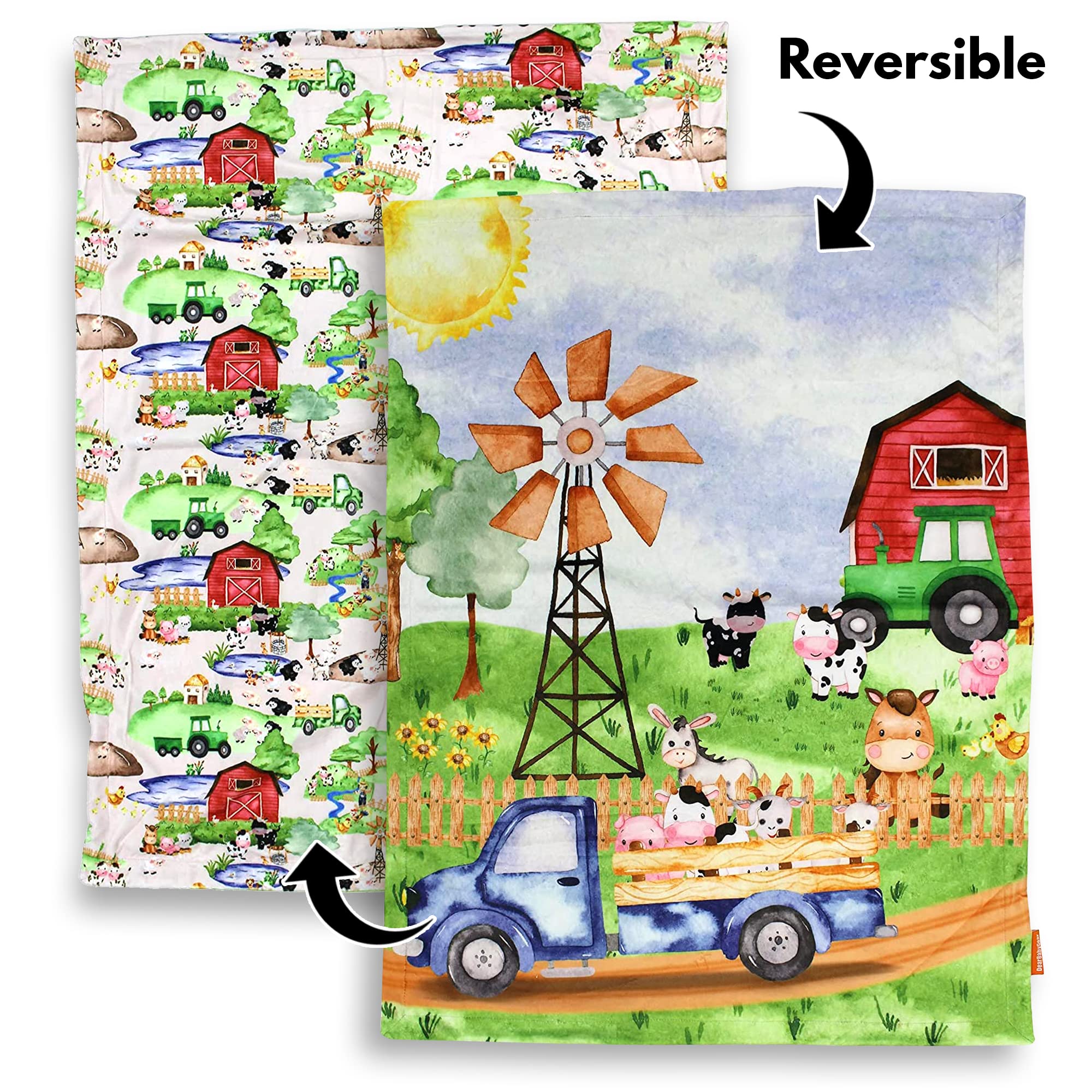 Dear Baby Gear stroller blanket barn-animals for park visits