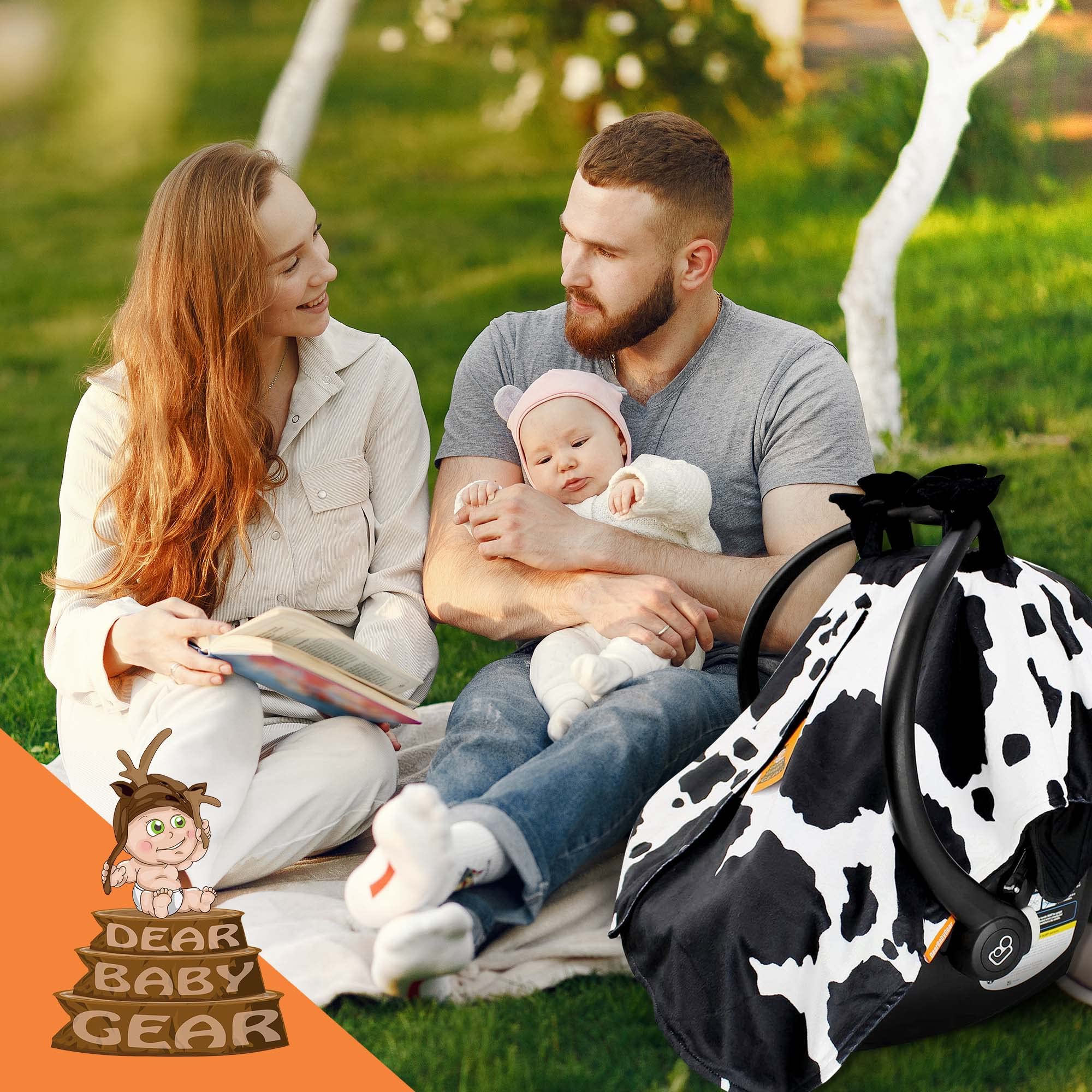 Dear Baby Gear stroller shade protects from sun while you stroll.