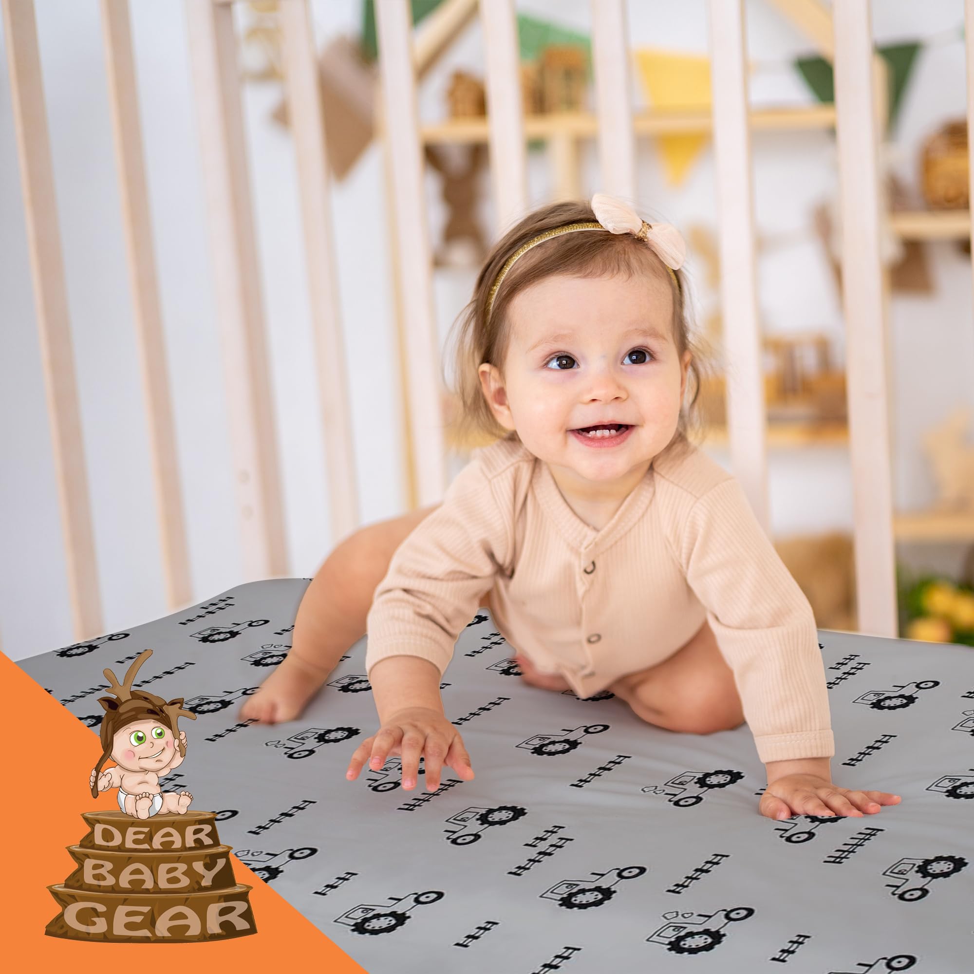 Dear Baby Gear toddler bed adaptable sheet for growing children