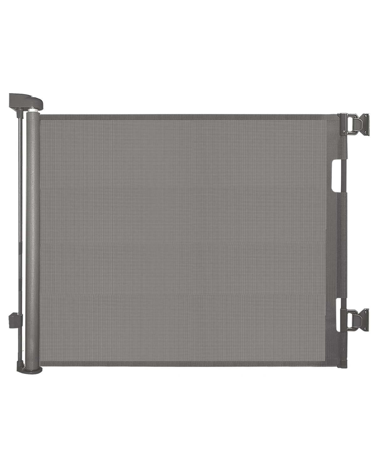 DEAR LOV retractable gate on stairs helps keep infants and pets safe with adjustable width.